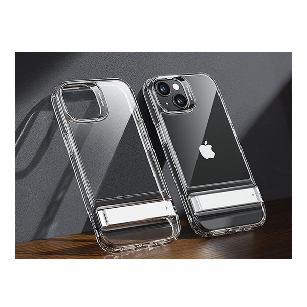ESR Boost Kickstand Case for iPhone 15 Pro - Clear