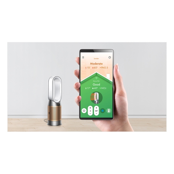 Dyson Purifier Hot+Cool De-NOx™ 三合一甲醛暖風空氣清新機 HP12 (白金色)