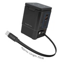 inno3C i-105C2 105W Qi2 + GaN 6-in-1 Wireless Fast Charging Dock with Build-in Retractable Cables