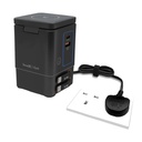 inno3C i-105C2 105W Qi2 + GaN 6-in-1 Wireless Fast Charging Dock with Build-in Retractable Cables