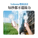 日本Yohome 全場景Flexi-fit掛夾立轉持吸便用雙葉強風長續航無線迷你風扇PRO (全球首創) x 2部
