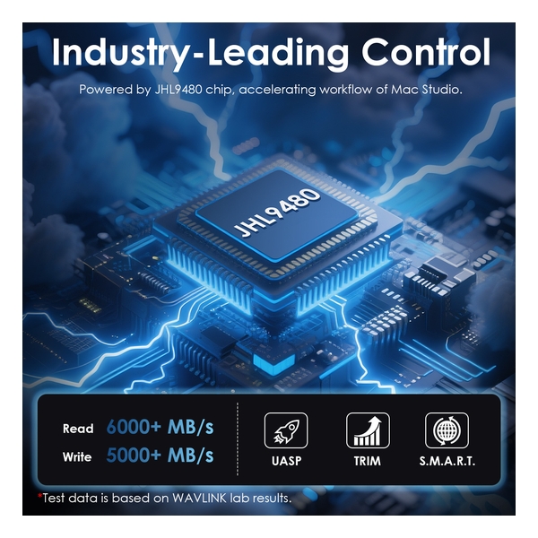 WAVLINK - WL-UTE51 Thunderbolt 5 80Gbps PCIe NVMe Enclosure