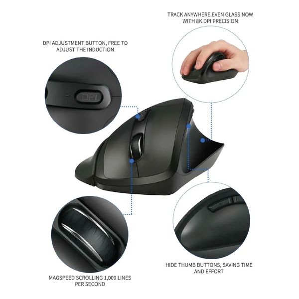 Newtral Third Generation Wireless Ergonomic Mouse