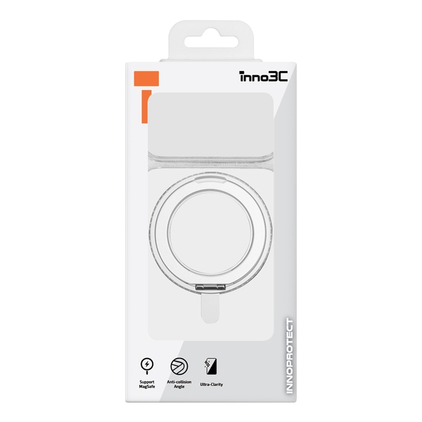 inno3C Protective Case with 360° Rotation Magnetic Ring Holder for iPhone 17 series