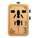 inno3C 30W GaN 3-Ports AC Socket Universal Travel Adaptor
