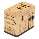 inno3C 45W GaN 4-Ports AC Socket Universal Travel Adaptor