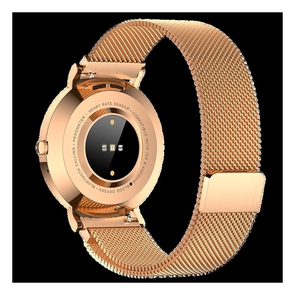 Aurafit Ella 3 AM28 超纖薄女性智能手錶 (玫瑰金)