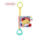 Infantino Educational Animal Cloth Book