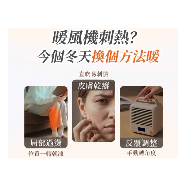 日本Yohome 全向自動4D搖頭均勻全身循環暖智感控開四季用暖風機PRO