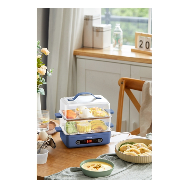 Gemini 迷你電子多功能雙層電蒸籠 GFS2DB-V3