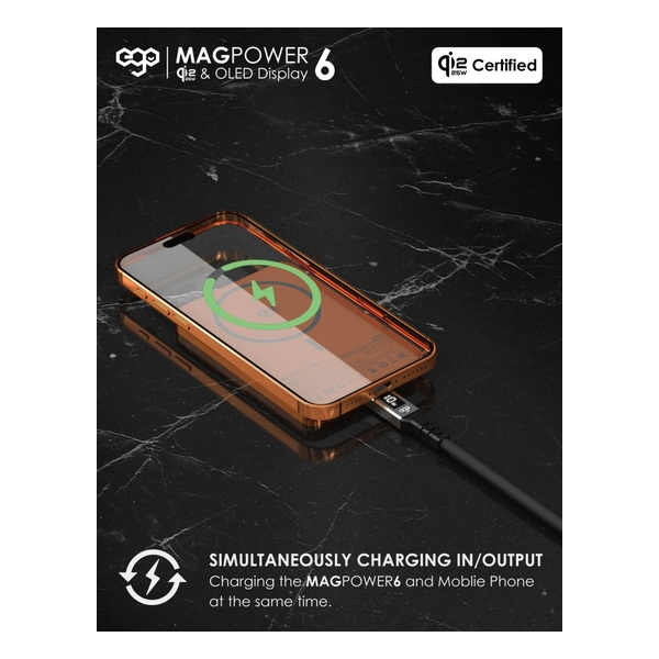 EGO MagPower 6 @QI2.2 10000mAh POWERBANK (M17AIR)