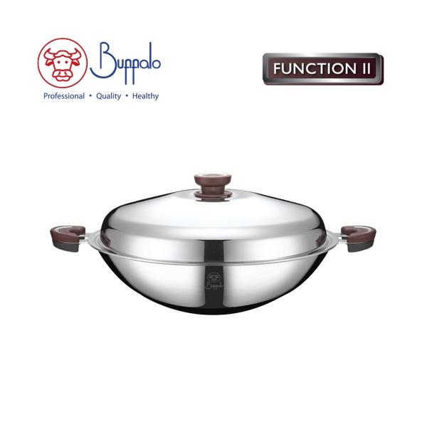 牛頭牌FUNCTION II 38CM中式五層鑊連不銹鋼蓋 570238A