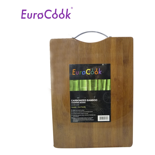 EURO COOK 長方形碳化竹砧板 (38X28X1.8CM) EC03CB3828