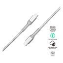 inno3C Type-C to Type-C 100W 透明快速充電線 i-100CA-20