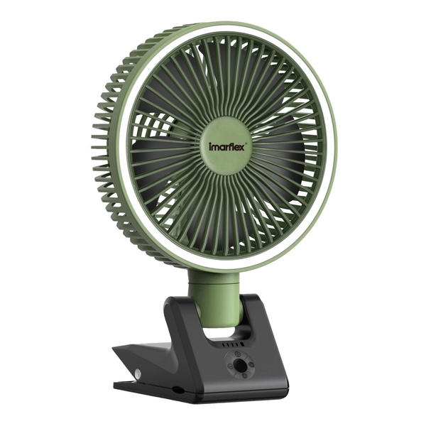 imarflex - 7.9" Rechargeable Counter Clip Multi-Fan IFC-08DG