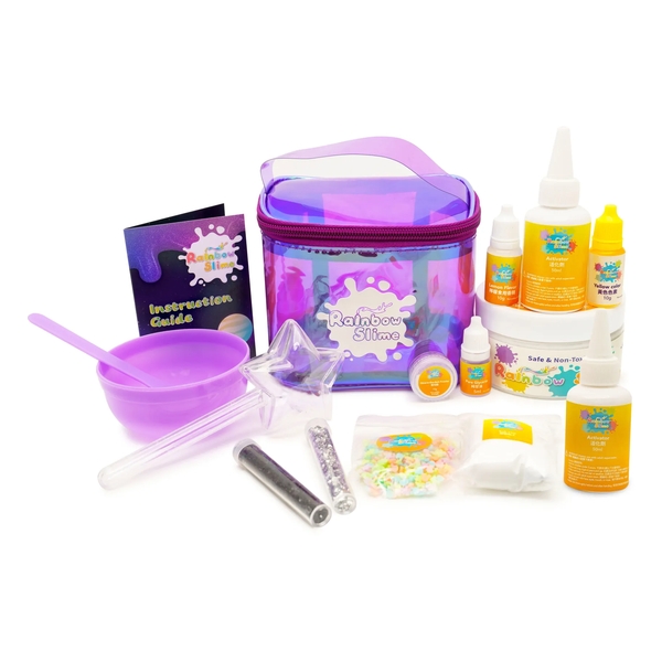 Rainbow Silme - DIY- Galaxy Slime Set