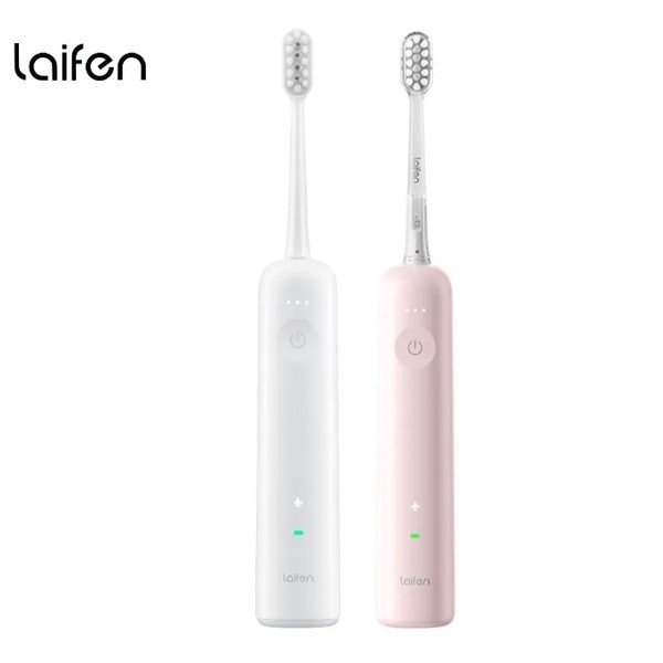 Laifen Wave 掃震電動牙刷  (光感白 + 粉紅色)