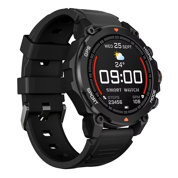 Aurafit Trek 1 G6 GPS 智能戶外全能手錶 (黑色)