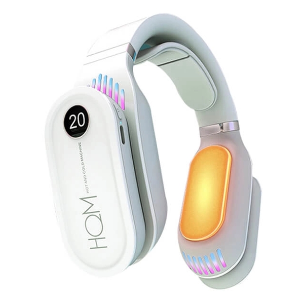 韓國品牌 HQM - Mini Neck Cooler 迷你無線掛頸冷暖儀(冷暖兩用)