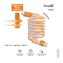 inno3C 240W 4 in 1 Magnetic Organized Cable 120cm (Orange) i-4M240-12
