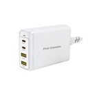 First Champion USB 桌上 氮化鎵(GaN) 快速充電器 140W,  支援 USB-C PD3.1 & USB-A , UPC140PD2C2A