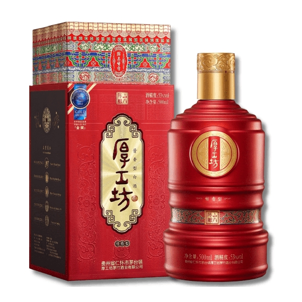 厚工坊醬香型白酒<陳釀六年白酒>