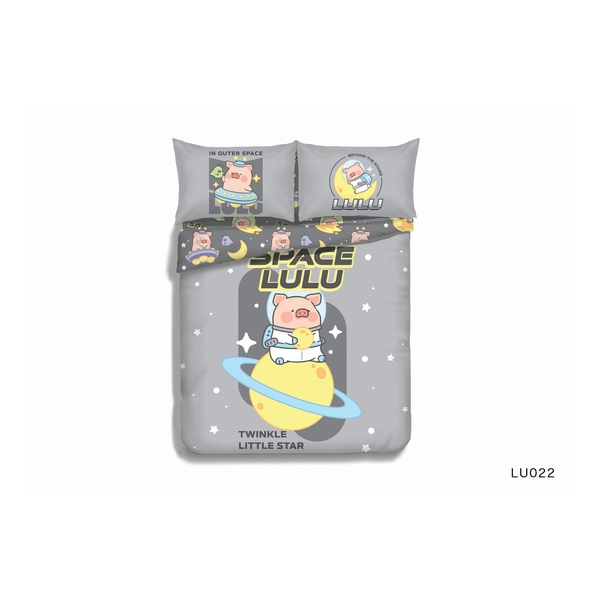 Casablanca 罐頭豬LuLu卡通純棉印花系列床品套裝 - (LU022)