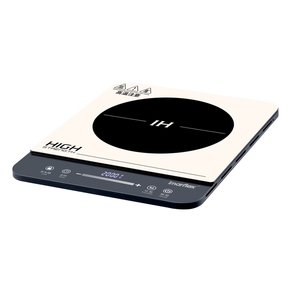 imarflex 伊瑪牌 -' Zilian Yuchui' 2000W Ultra-thin Touchscreen Induction Cooker (with 30cm Stainless Steel Hot Pot/Soup Pot) IIH-2001WH