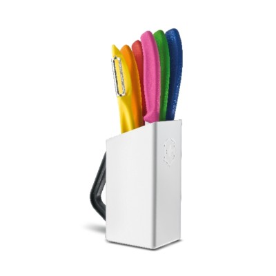 [144F0037] Victorinox - Swiss Classic, Utility block, white, 6pcs - Assorted colours
