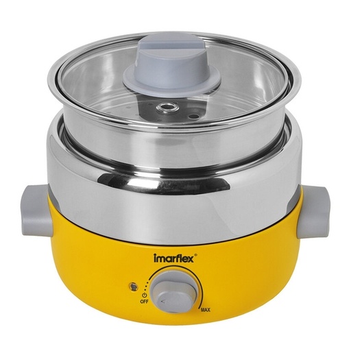 [123F0114] imarflex - "Living Style"1.2L Mini Multi-function Cooker IMC-12Y