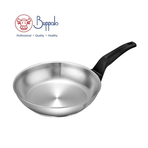 [138F0022] BUFFALO PREMIUM COOK I S/ST CAPSULED BOTTOM FRYPAN (26X5.5CM) 34726F