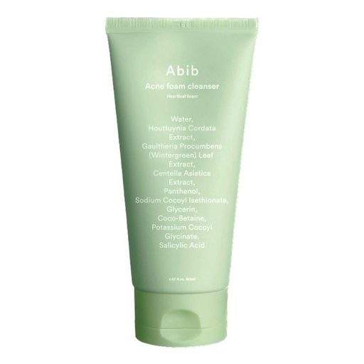 [125F1198] Abib - Houttuynia cordata anti-acne and anti-allergic cleanser 150ml (parallel import)