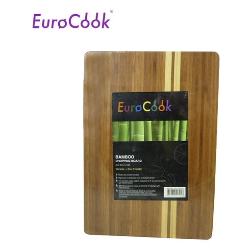 [138F0272] EURO COOK RECT. COLOR BAMBOO CUTTING BOARD (35X25X1.8CM) EC01CB3525