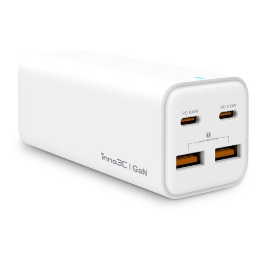 [049F8057] inno3C GaN 100W 四輸出快速充電器 i-100W WH