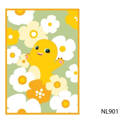 [146F0665] CASABLANCA 奶龍卡通柔絨雙層毛毯 (NL901BTT55)