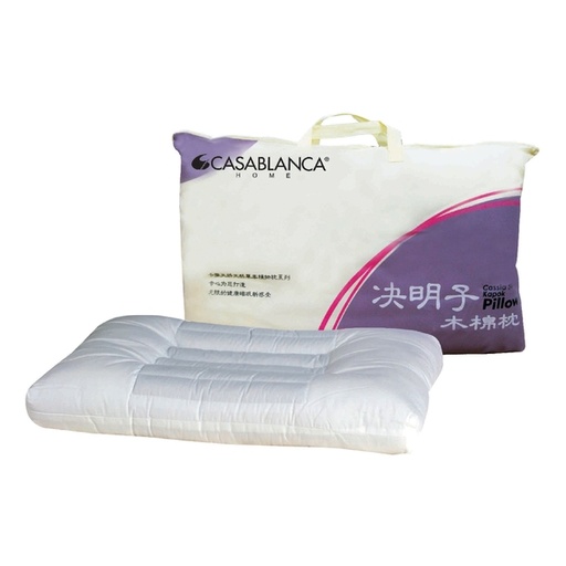[146F0693] CASABLANCA Cassia Seed Kapok Pillow (NP200PWC19)