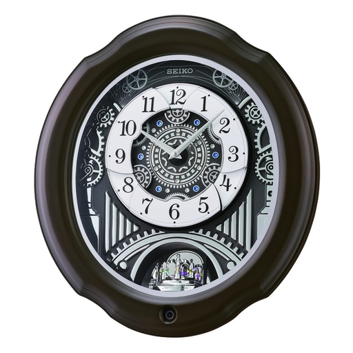 [159F0167] SEIKO - Quartz Wall Clock - Melodies in Motion (QXM609N)