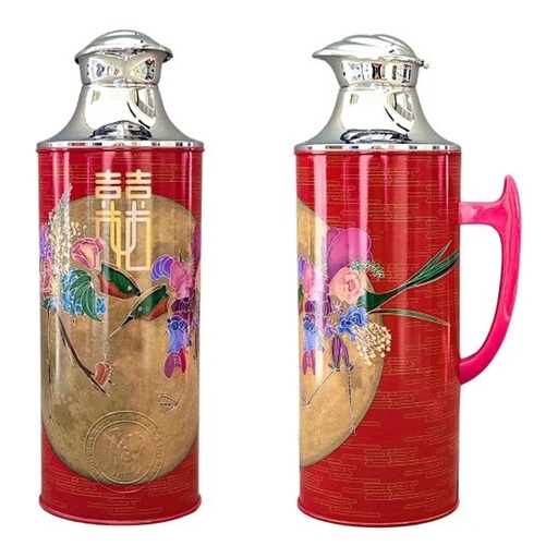 [158F0145] Camel - 950ml Glass Vacuum Flask for Double Happiness (Moon Centre) Twin Pack Box Set