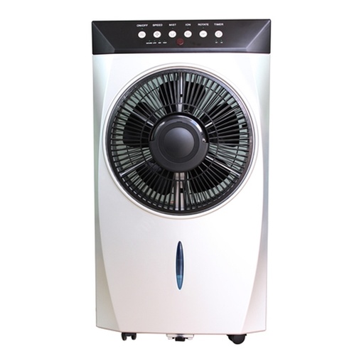 [122F0117] Turbo Italy - Ultrasonic Remote Control Cool Mist Fan (White)