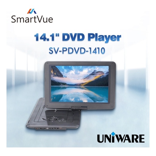 [140F0091] SmartVue SV-PDVD-1410 14.1" DVD Player