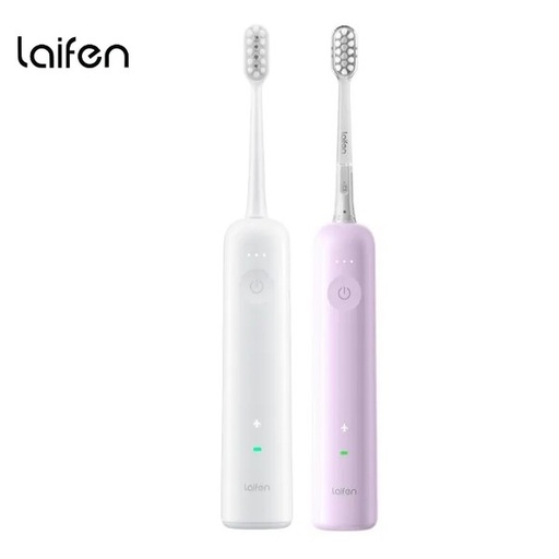 [123F0172] Laifen Wave 掃震電動牙刷  (光感白 + 粉紫色)