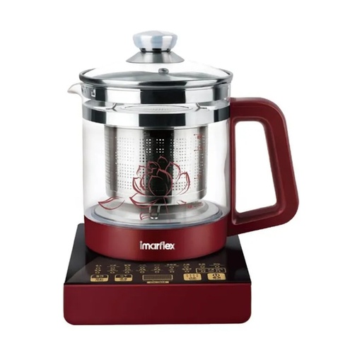 [123F0212] 'imarflex - 1.5L Glass Health Pot | Teapot