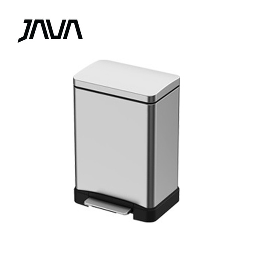 [138F0325] JAVA - 30L Stainless Steel Pedal Trash Can JH8858-30L