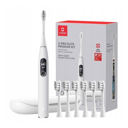 [146F0525] Oclean X Pro Elite Set 智能聲波電動牙刷套裝- (岩石灰)