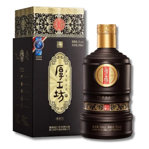 [198F0004] 厚工坊醬香型白酒<陳釀十二年白酒>