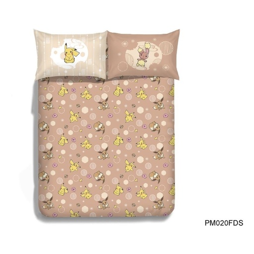 Casablanca Pokémon卡通純棉系列床笠連枕袋 -(PM020FDS)