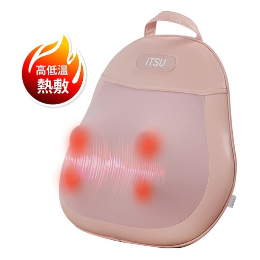 [169F0100] ITSU - Dynamic 3D Push-and-Pressure Massage Pillow IS-1308 PINK